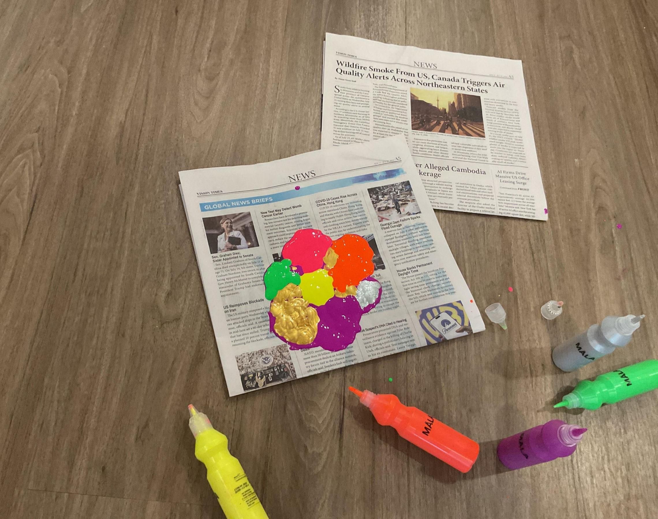 Newspaper Art