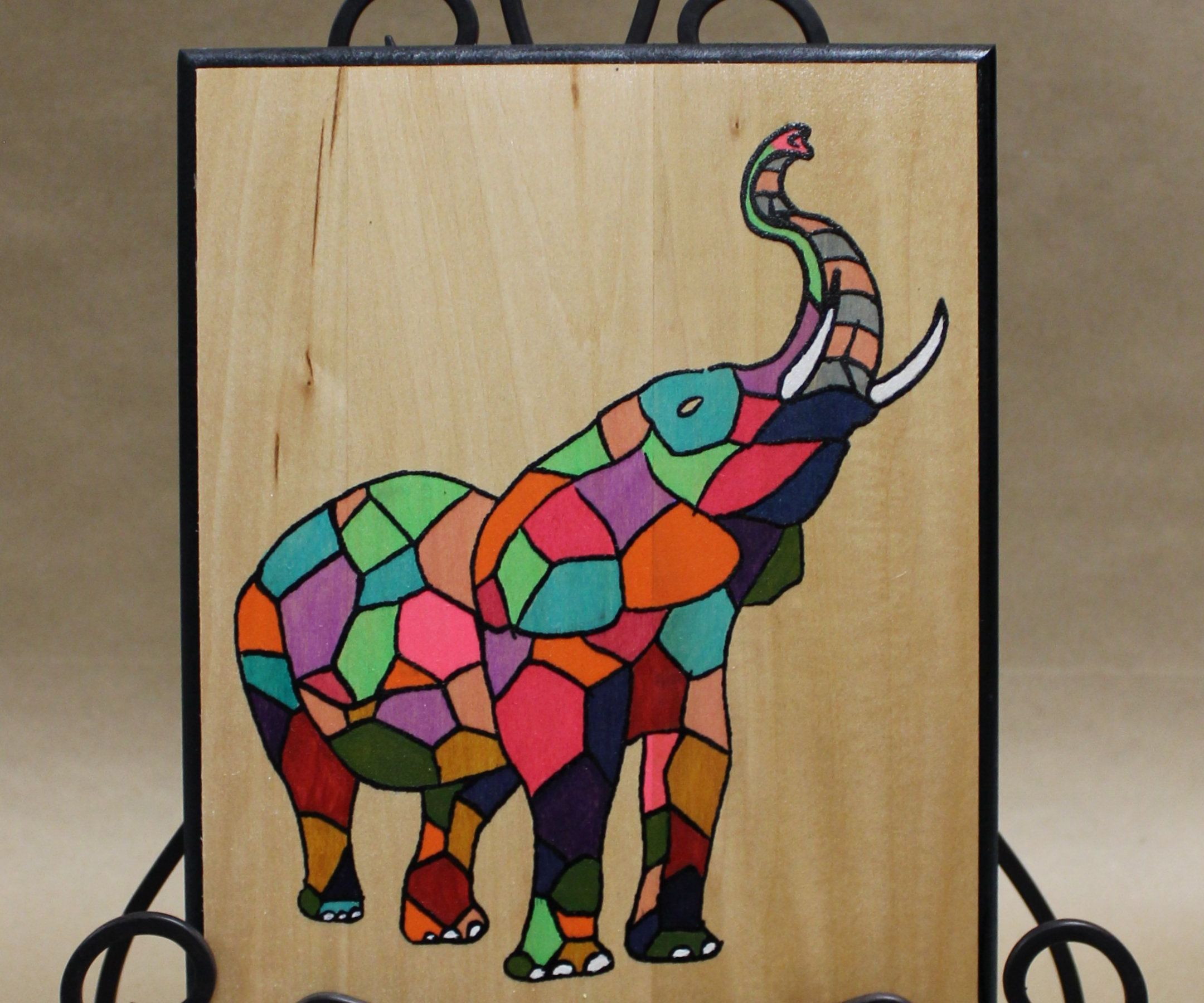 Simple & Fun DIY Screen Printing Project on Wood Plaque