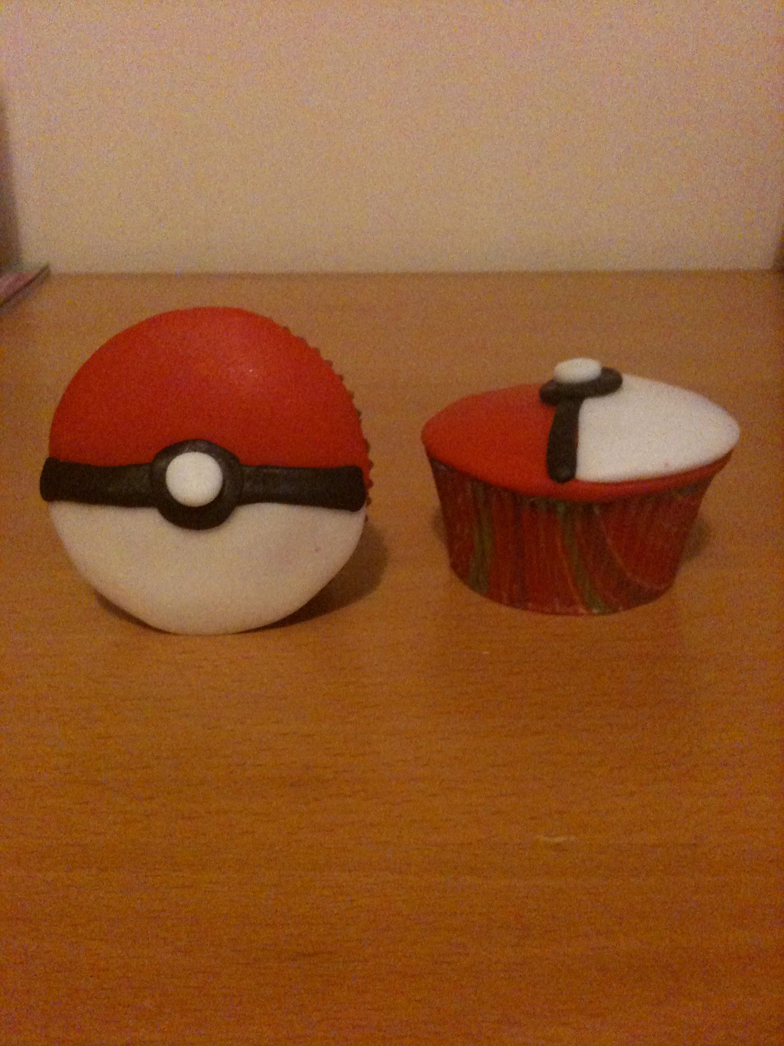 Pokeball Cupcake