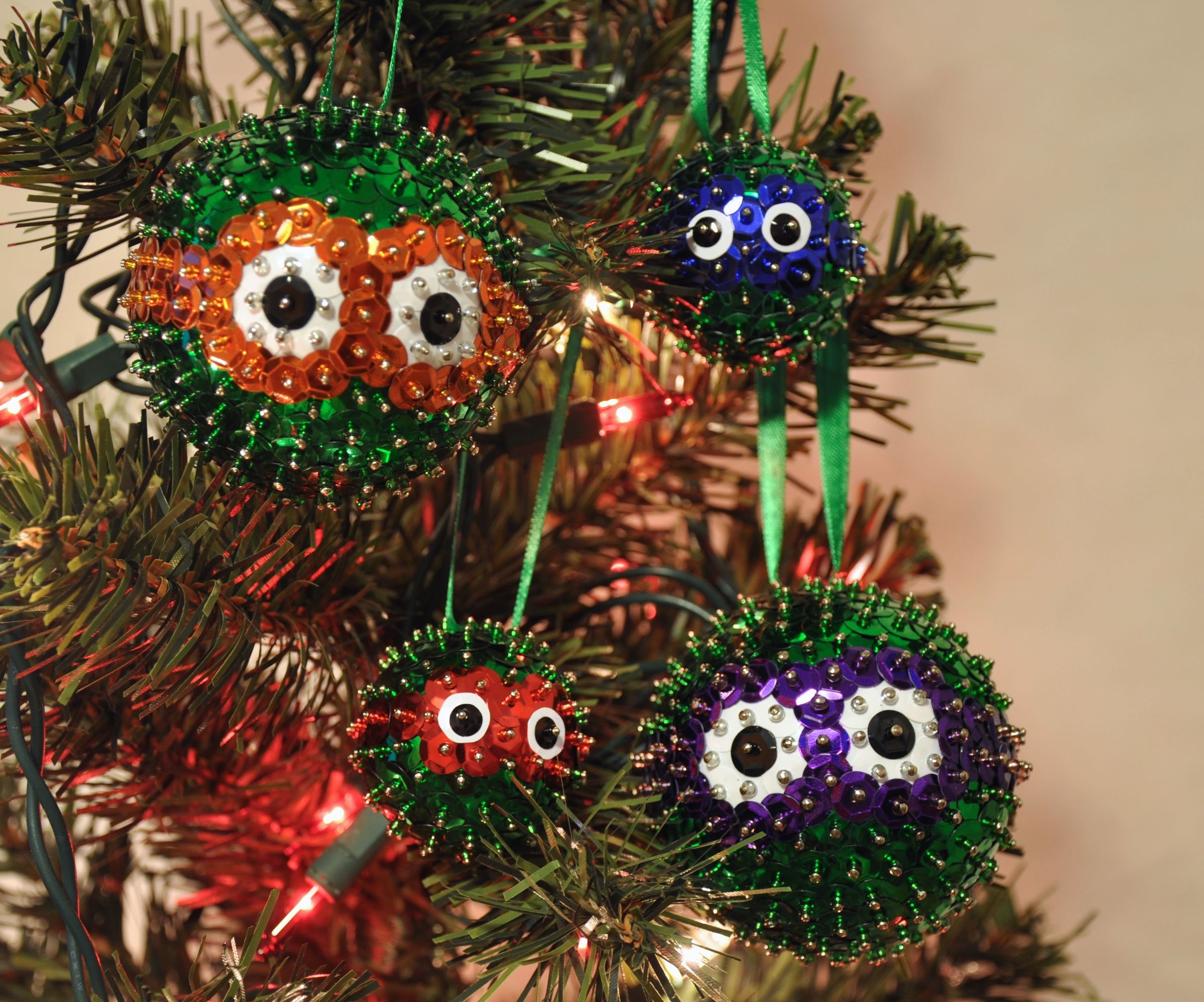 Teenage Mutant Ninja Turtle (TMNT) Sequins Ornament