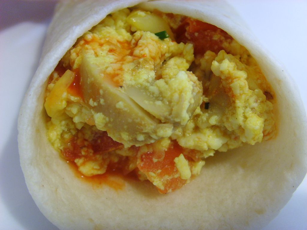 Vegan Tofu Breakfast Burritos