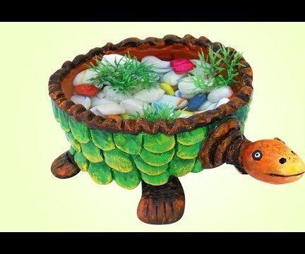 How to Make a Lucky Turtle Home Decor Using Plastic Ball?