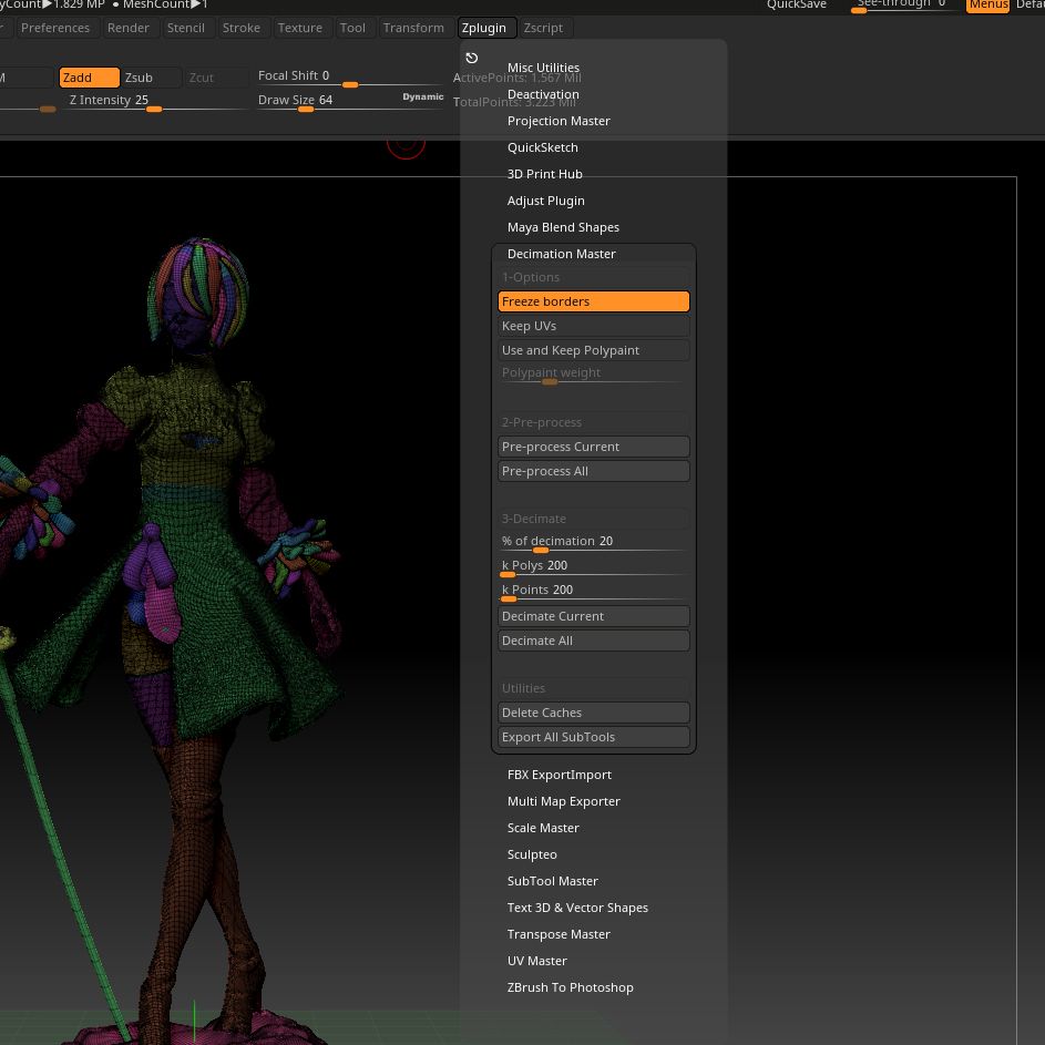 Using Zbrush For 3d Printing Extractions Youtube