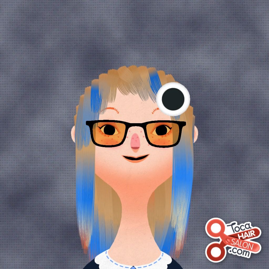 Hair Salon Blue Tinge