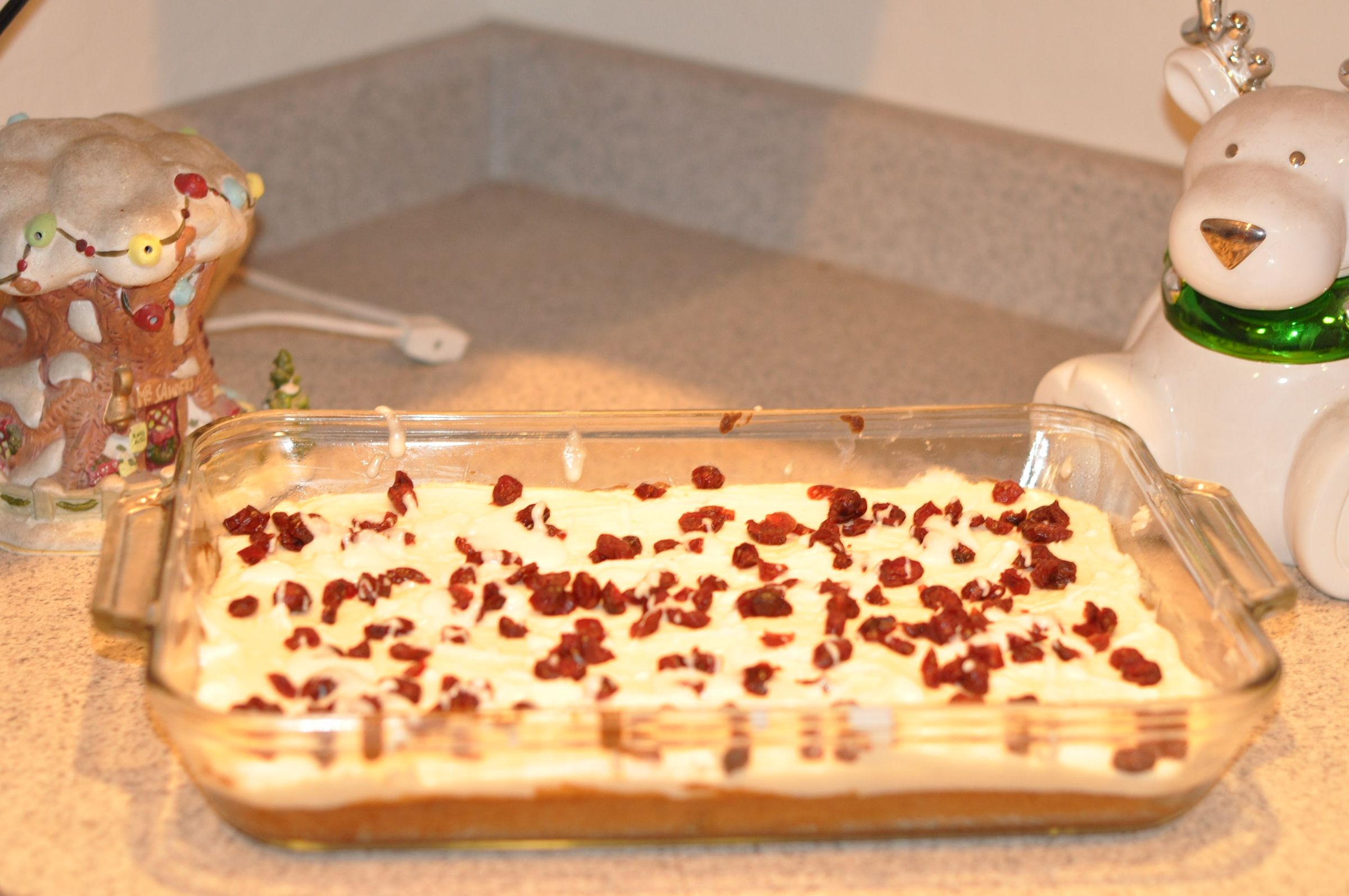 Mock Starbucks Cranberry Bliss Bar