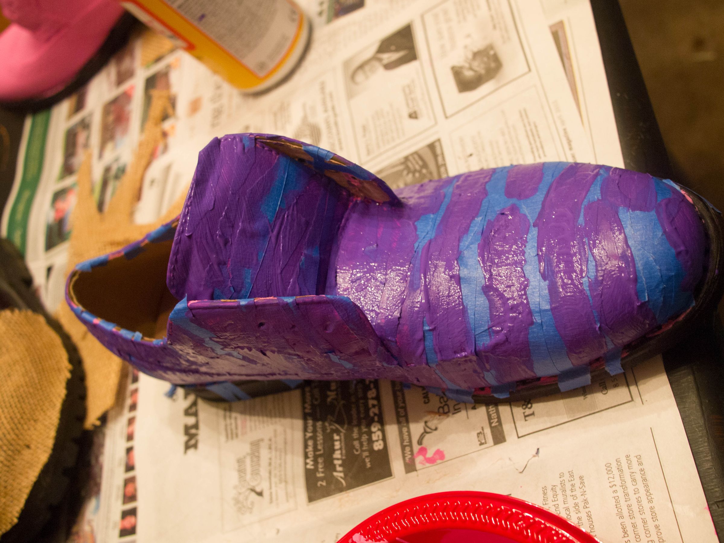 Painting Zebra Stripes on Oxfords 7 Steps Instructables