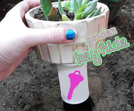 Easy Garden Key Hide