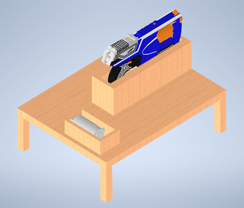 Add the String to the Motor and Tape Everything Down