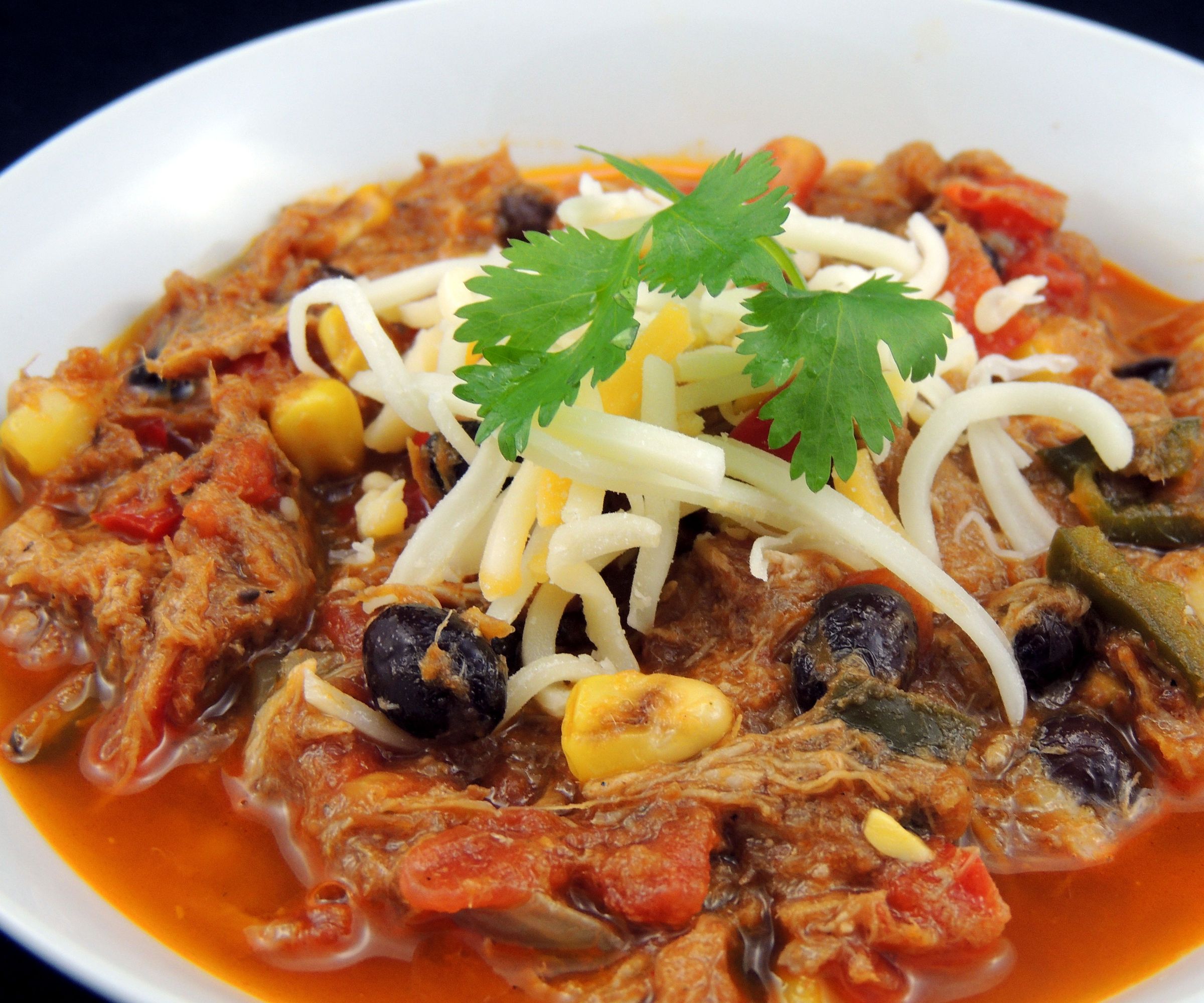 Mexican Pulled Pork Chili