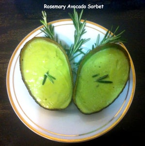 Make Rosemary Avocado Sorbet