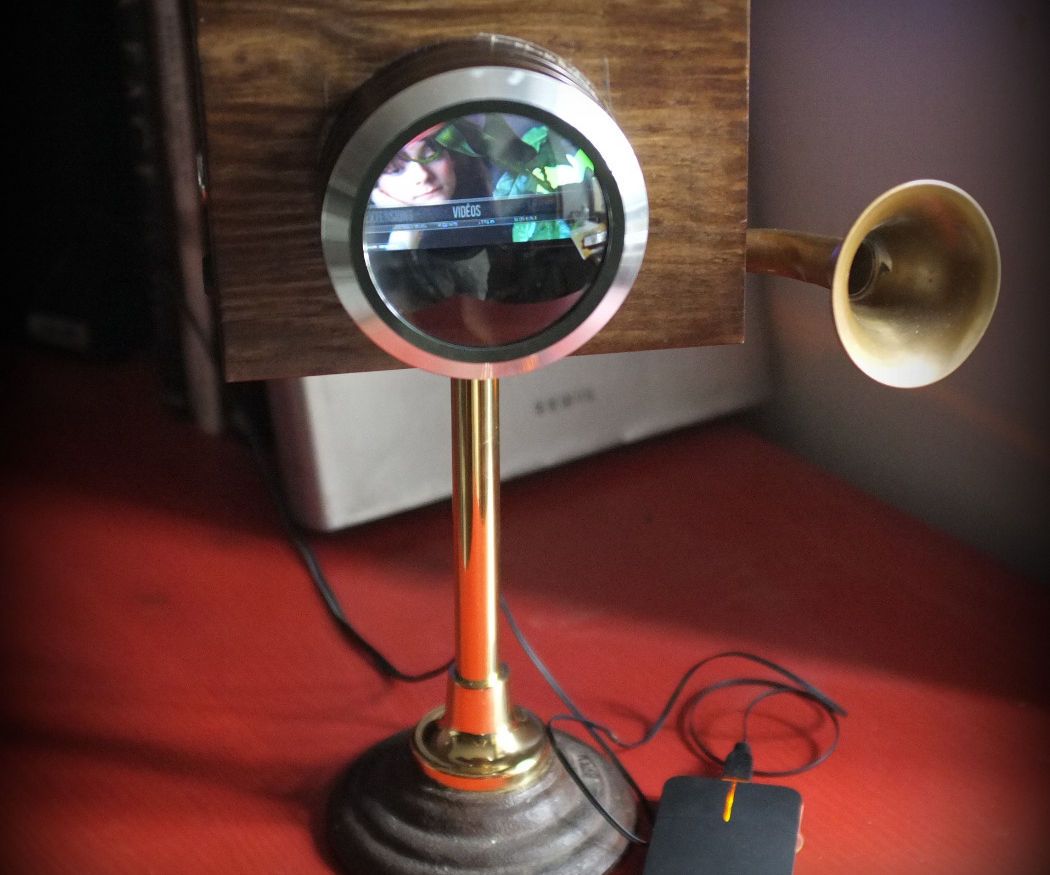 A steampunked Raspberry Pi