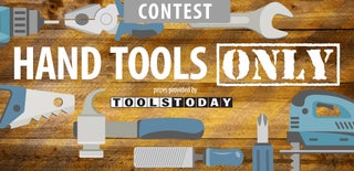 Hand Tools Only Contest 2016