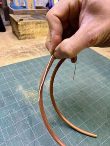 Shaping the Copper Tube