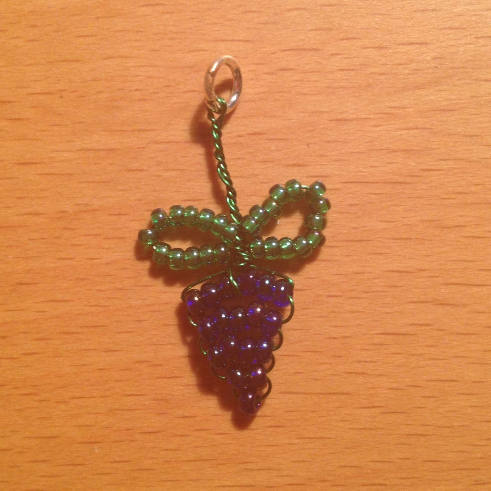 Beaded Grapes 6 Steps Instructables