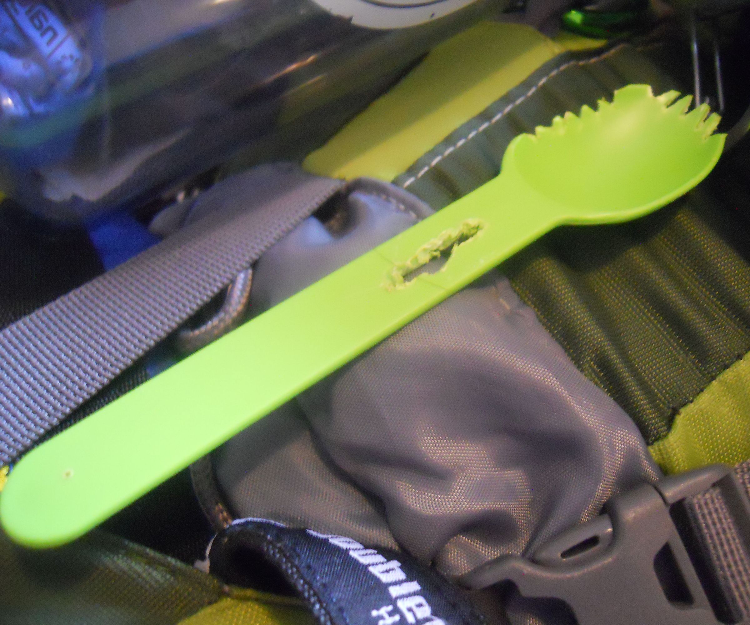 Backpacking Spork From Gas Station Frozen Yogurt Spoon