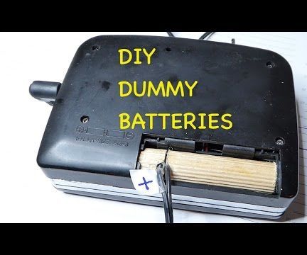 Dummy AA Batteries With AC-Adapter