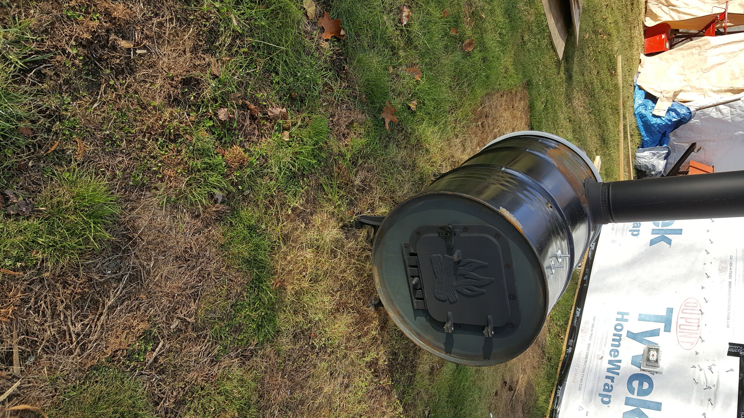 Outside Wood Stove Shop Heater : 8 Steps (with Pictures) - Instructables