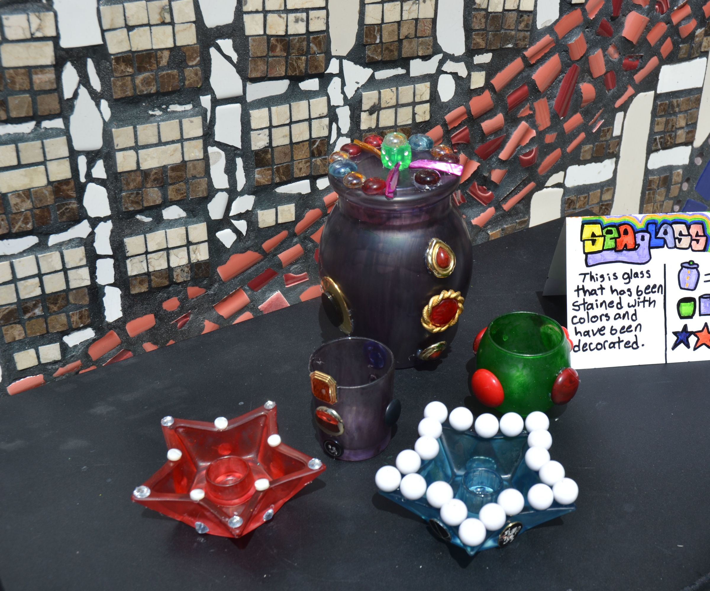 Stained Glass Upcycled