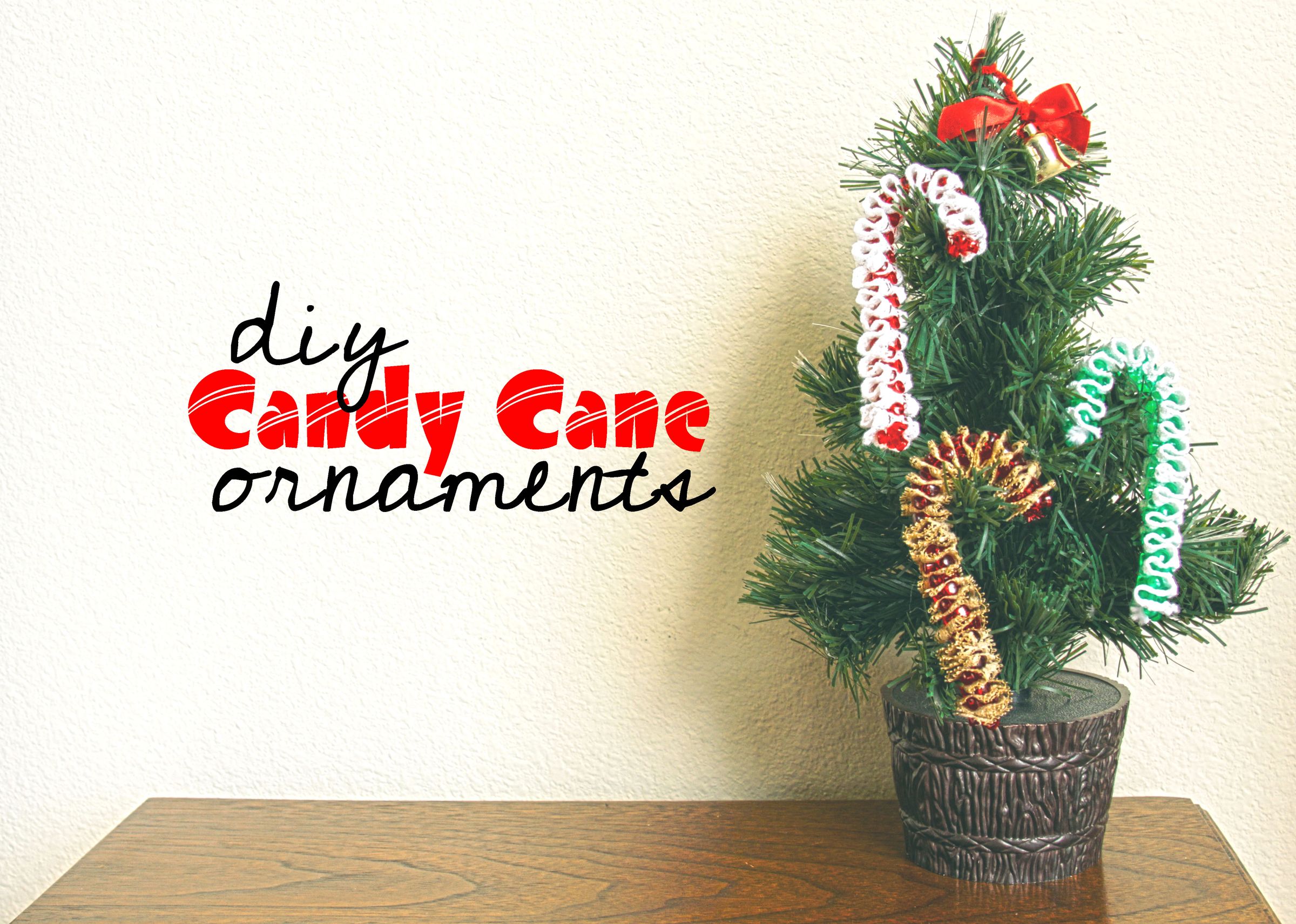 Candy Cane DIY Ornament