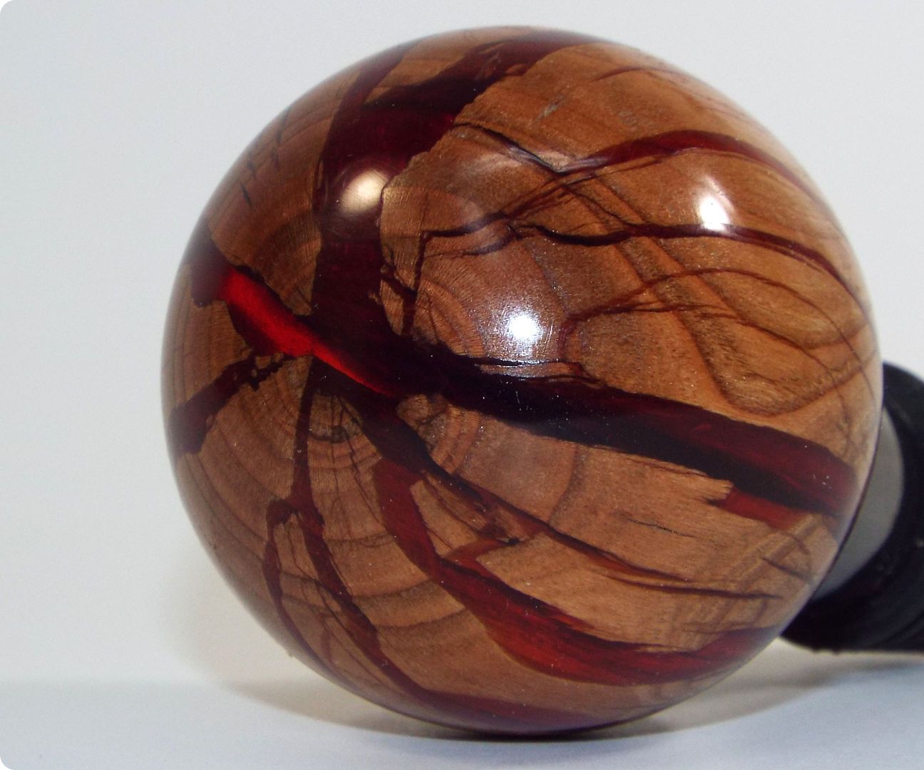 Split Wood and Alumilite Bottle Stopper