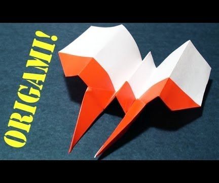 Origami Hawkeye Paper Plane!