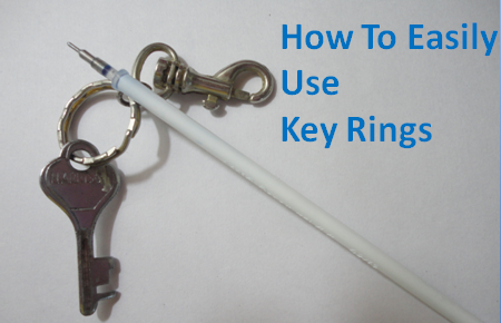 How to easily use key rings!