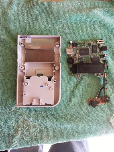 Dis-assembly of Holster, Game Boy, and Wiimote