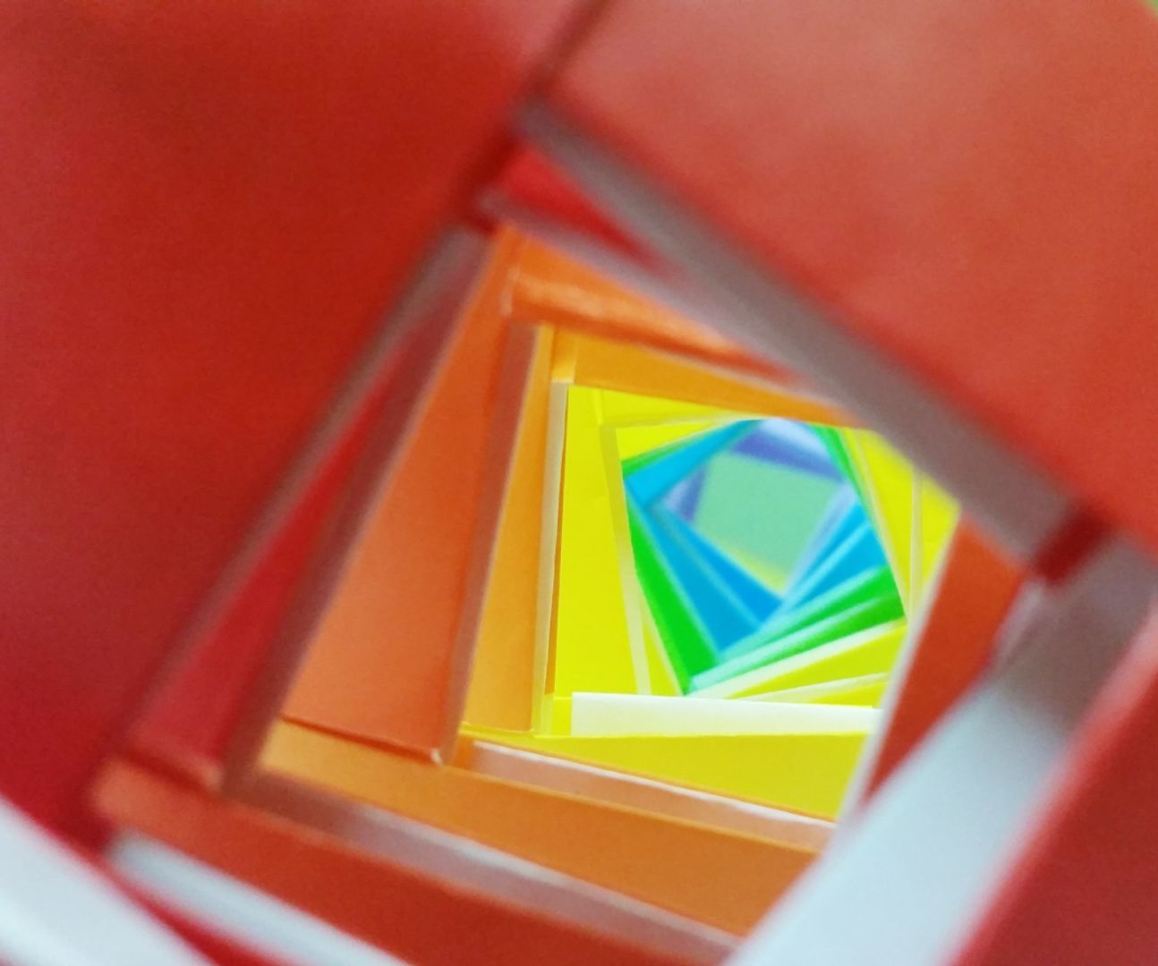 Origami Rainbow Chain