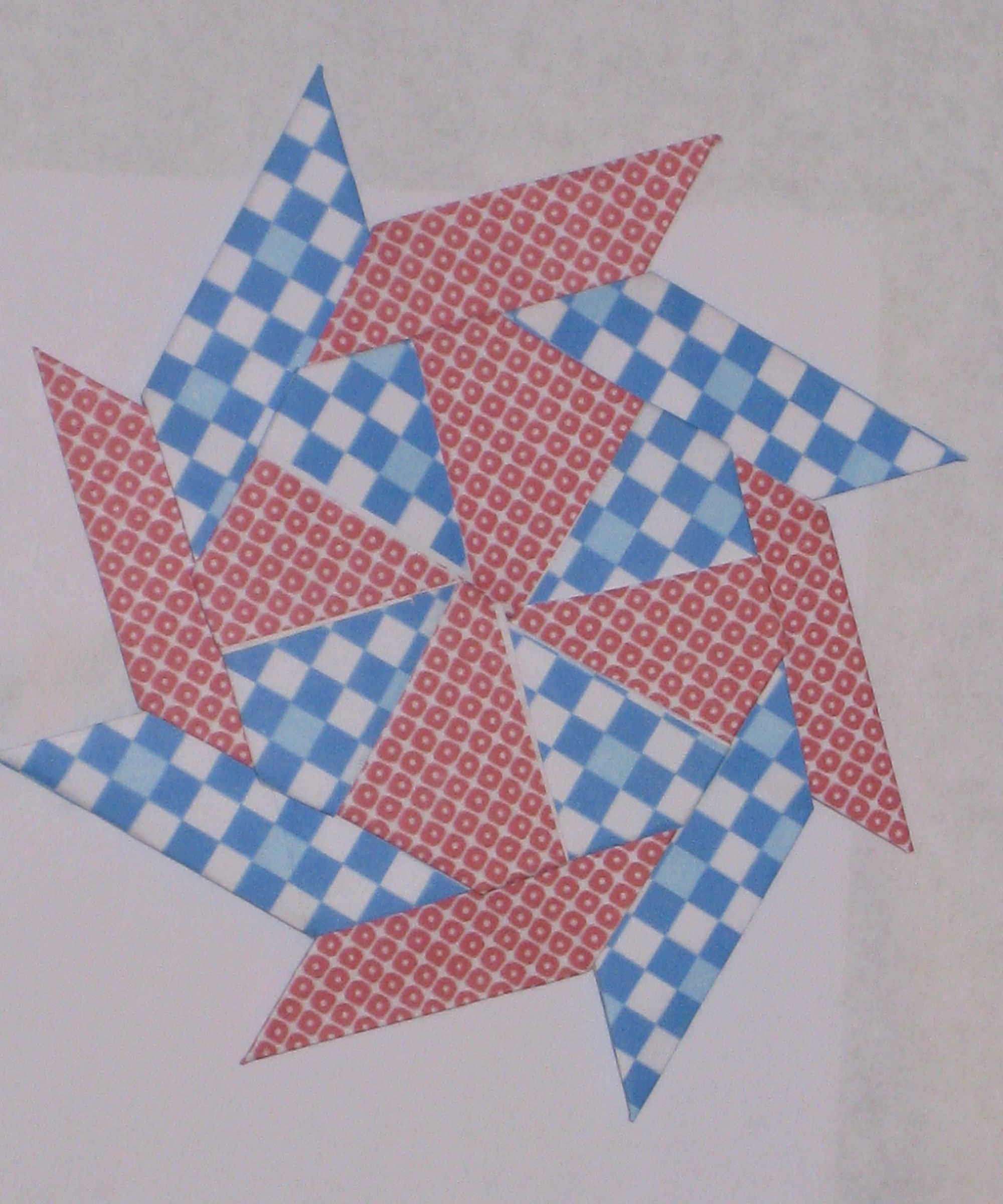 Origami Transforming Ninja Star Shurriken with 8 Points