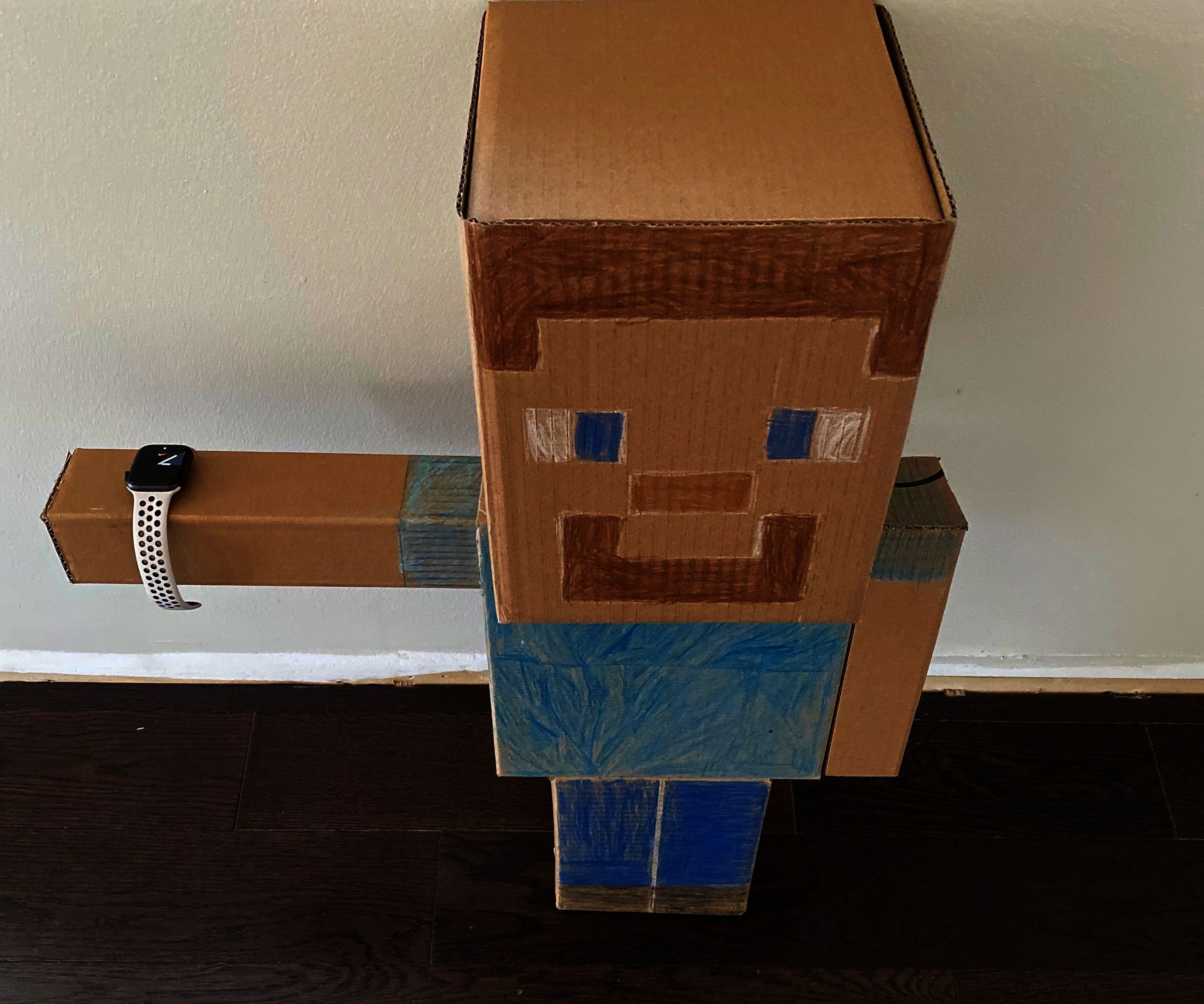 Out of the Box Minecraft Steve Apple Watch Charger