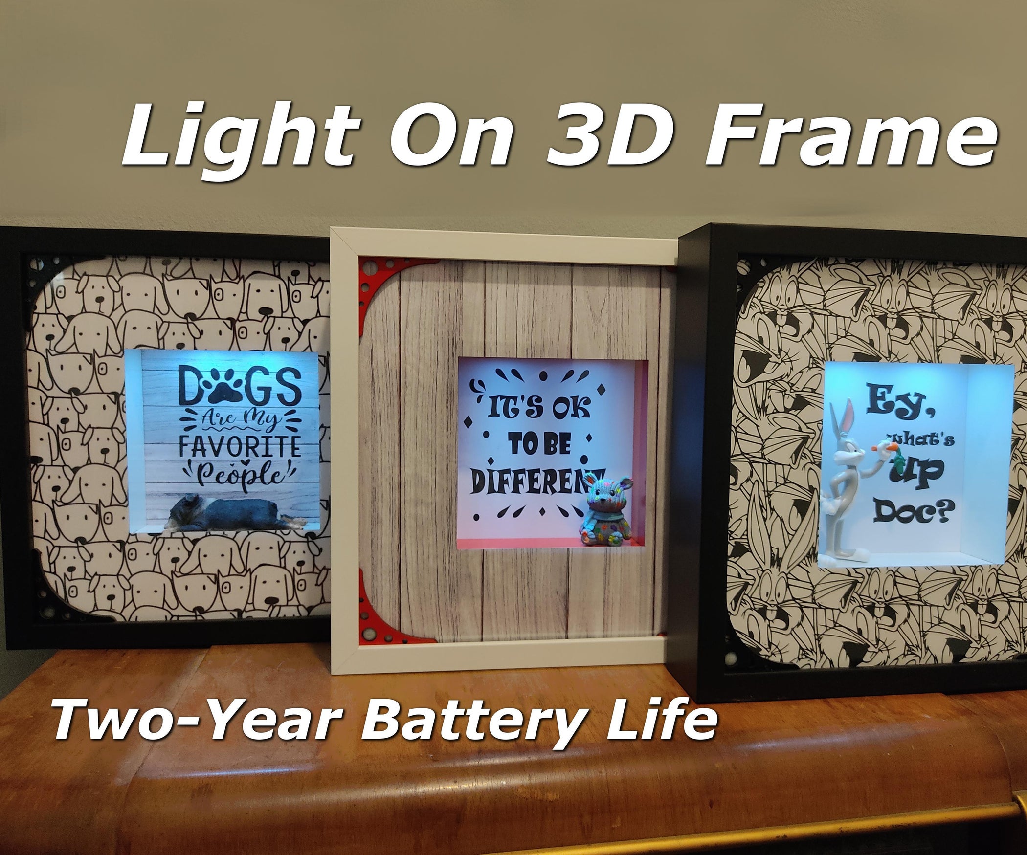 Light on 3D Frame 9 Steps (with Pictures) Instructables