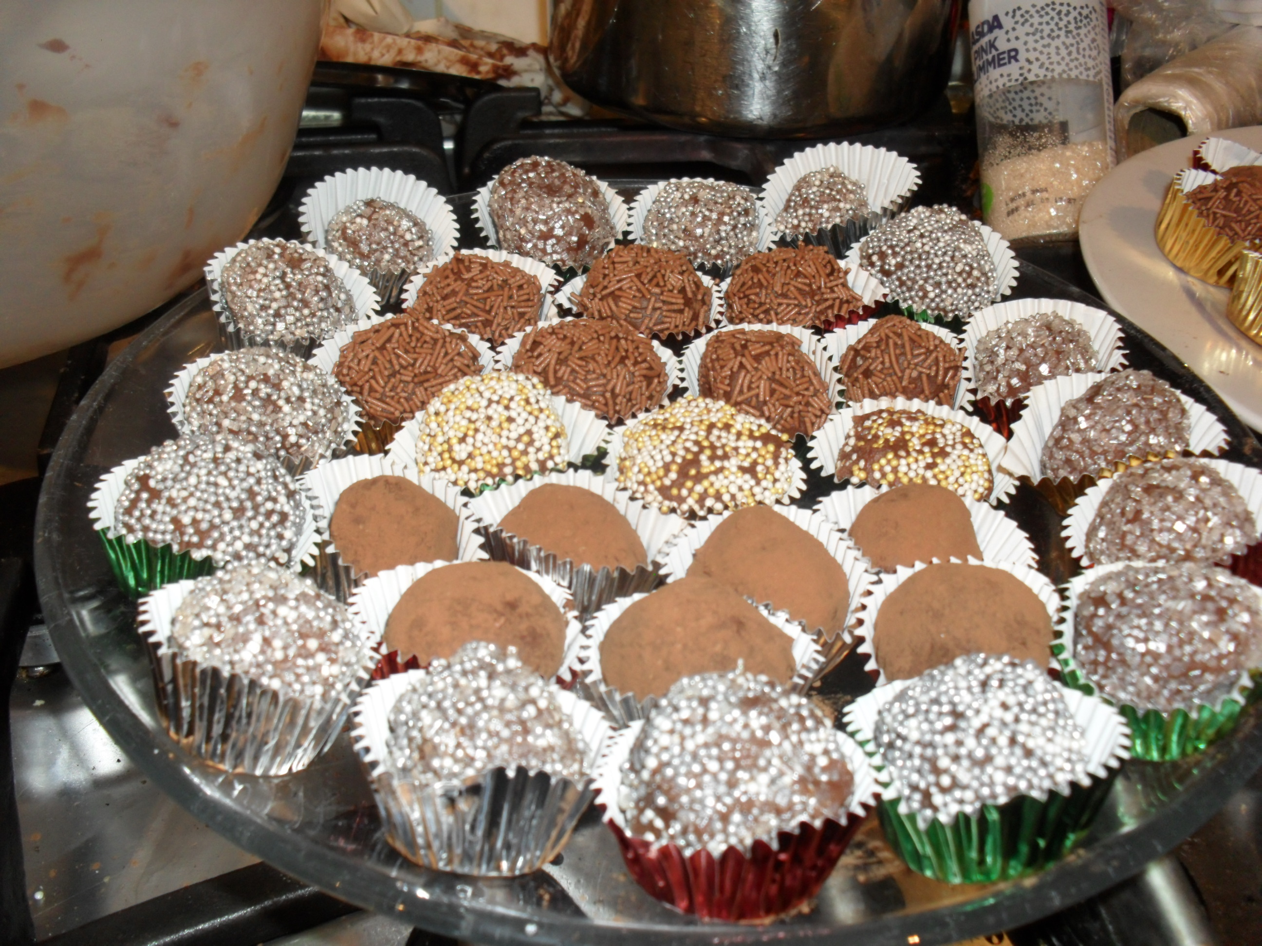 Chocolate Orange And/or Rum Truffles for Christmas!