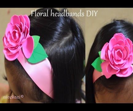 Floral Headband DIY 