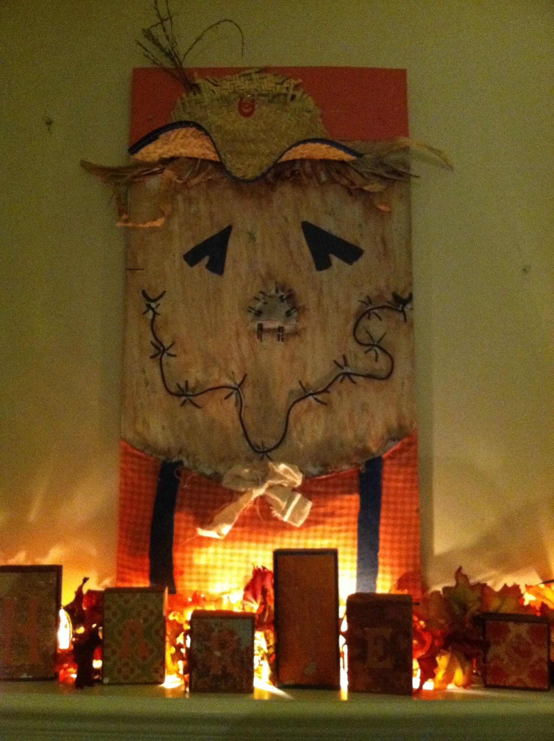 Scarecrow Mantle Picture