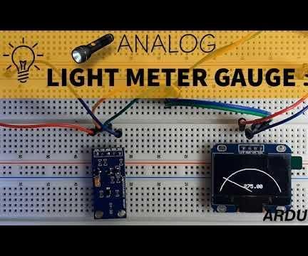 Light Meter Gauge Using Arduino