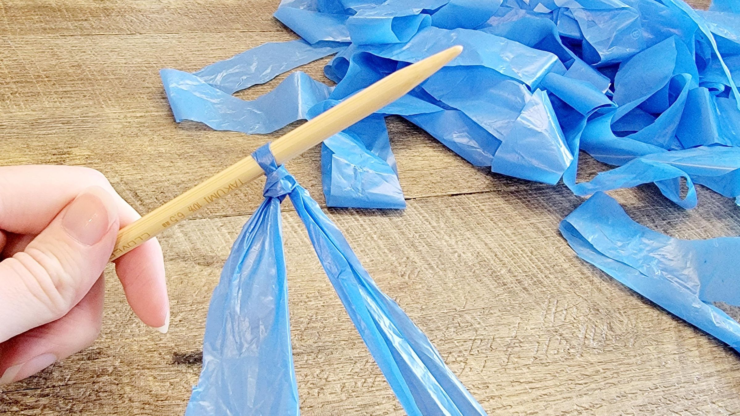 Knit Plastic Bag Ball 10 Steps (with Pictures) Instructables