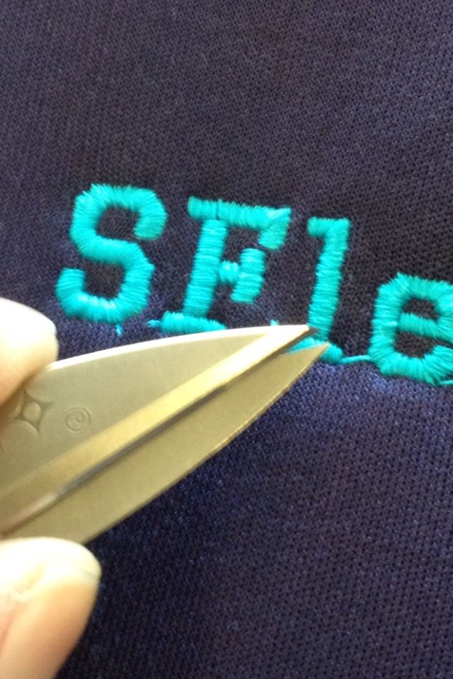 CNC Embroidery Printing SF and SFlettering With Only The Menu