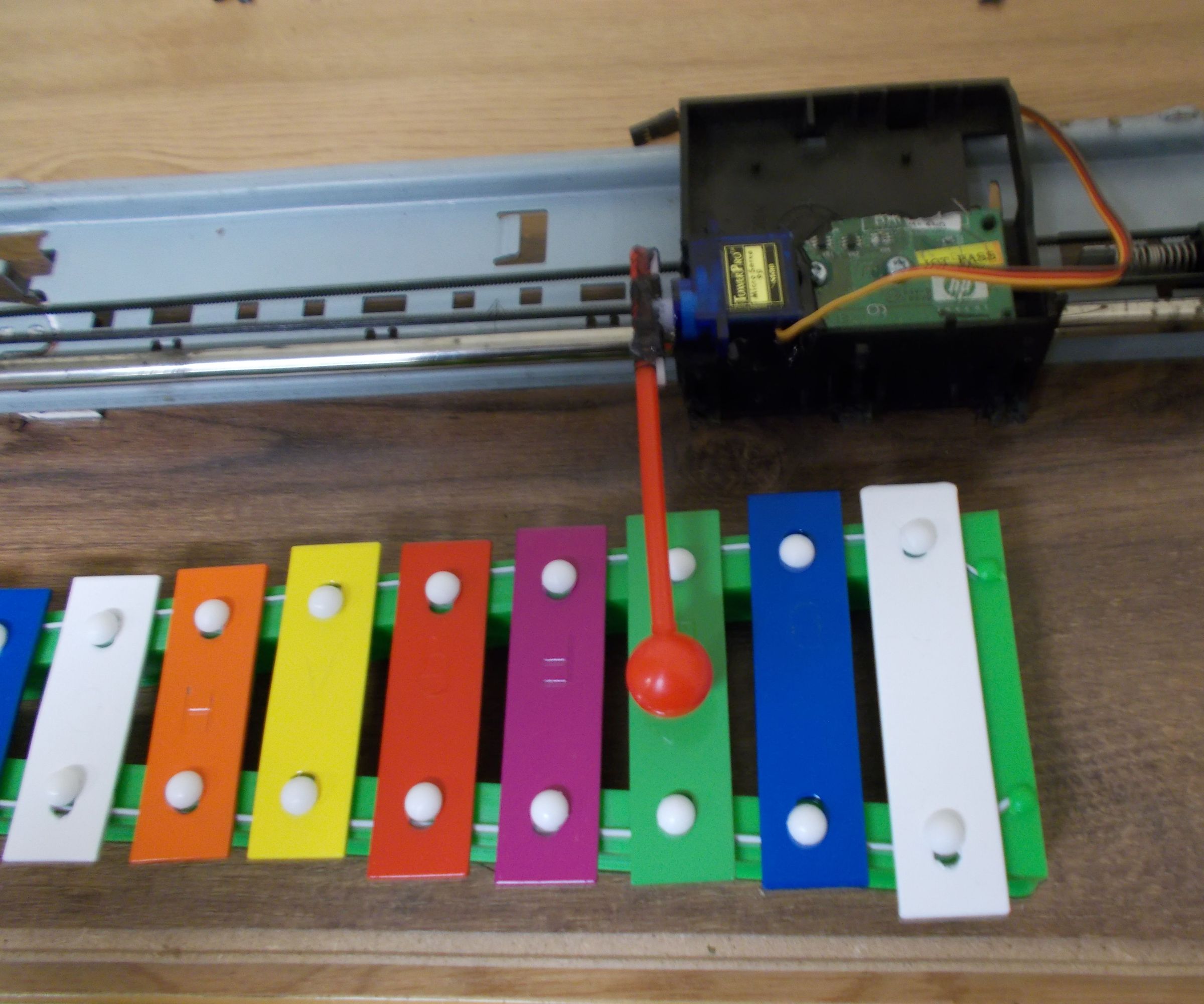 Automatic Cymbals From Old Printer