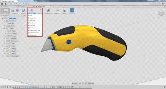 assignment model 3d Joints