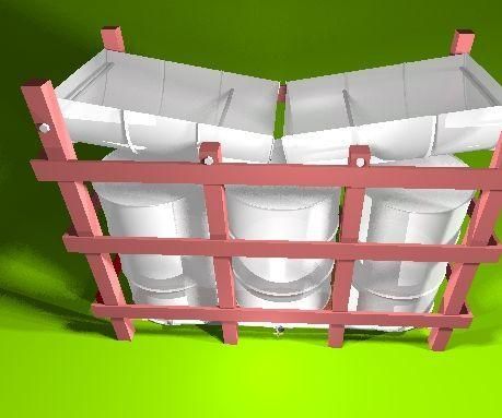 Open Field Rain Barrel System