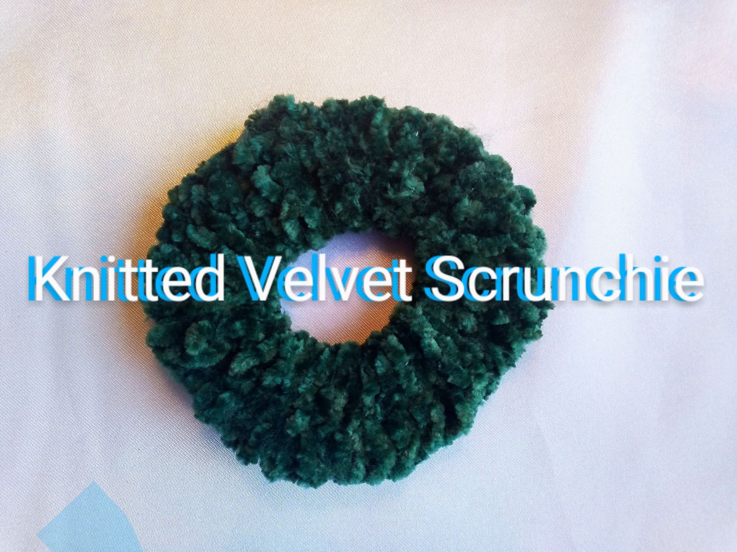Knitted Scrunchie : 3 Steps Instructables