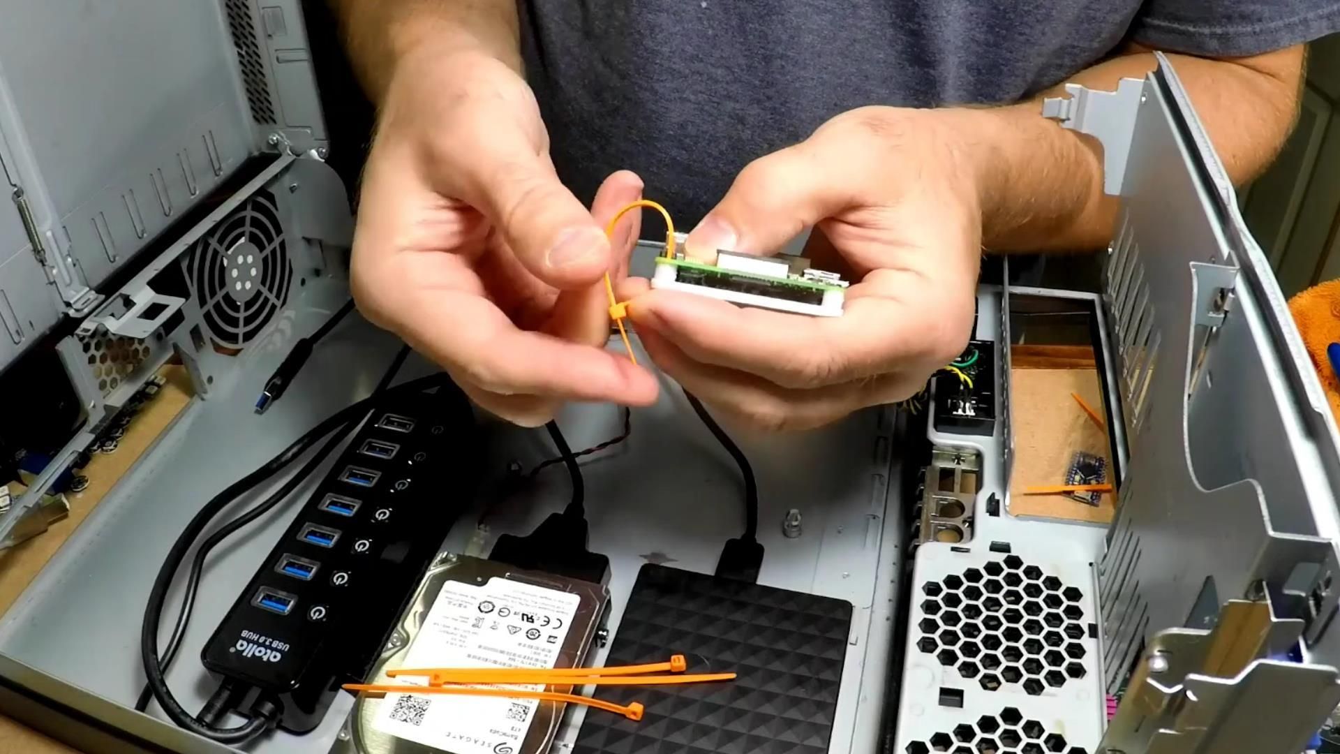 ZipTie Raspberry Pi Sled 3 Steps Instructables