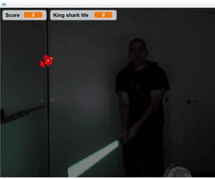 LIGHT SABRE GAME in Sratch