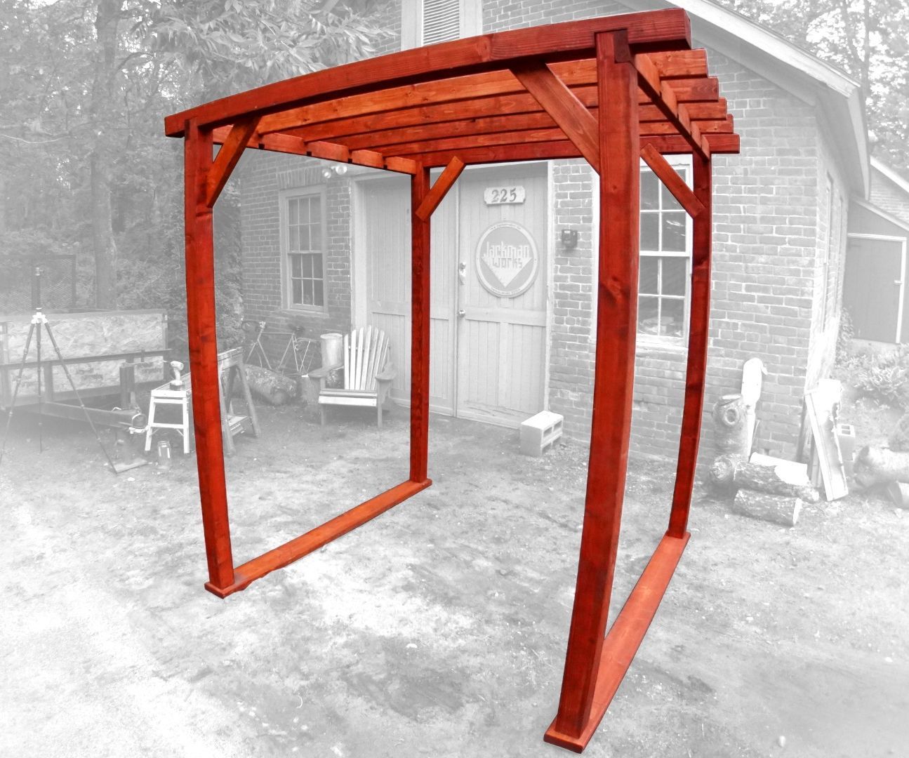 DIY Yard/Garden/Wedding Pergola