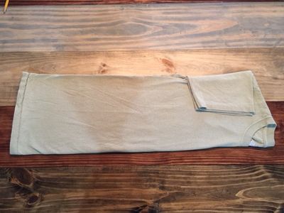 Fold Sleeves Onto Shirt