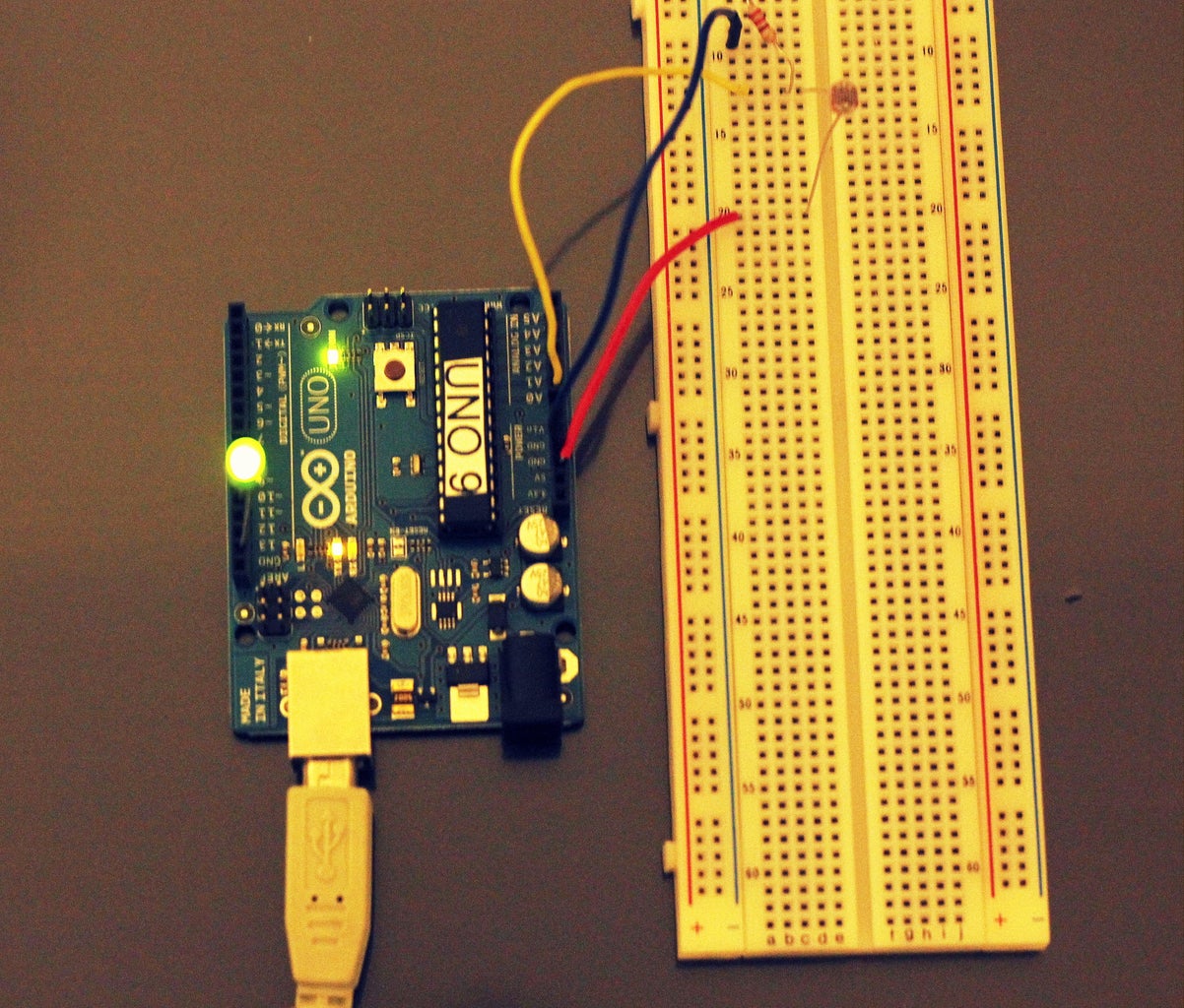 Simple Brightness Indicator and Alert Using LDR, Arduino, Python. : 5 ...
