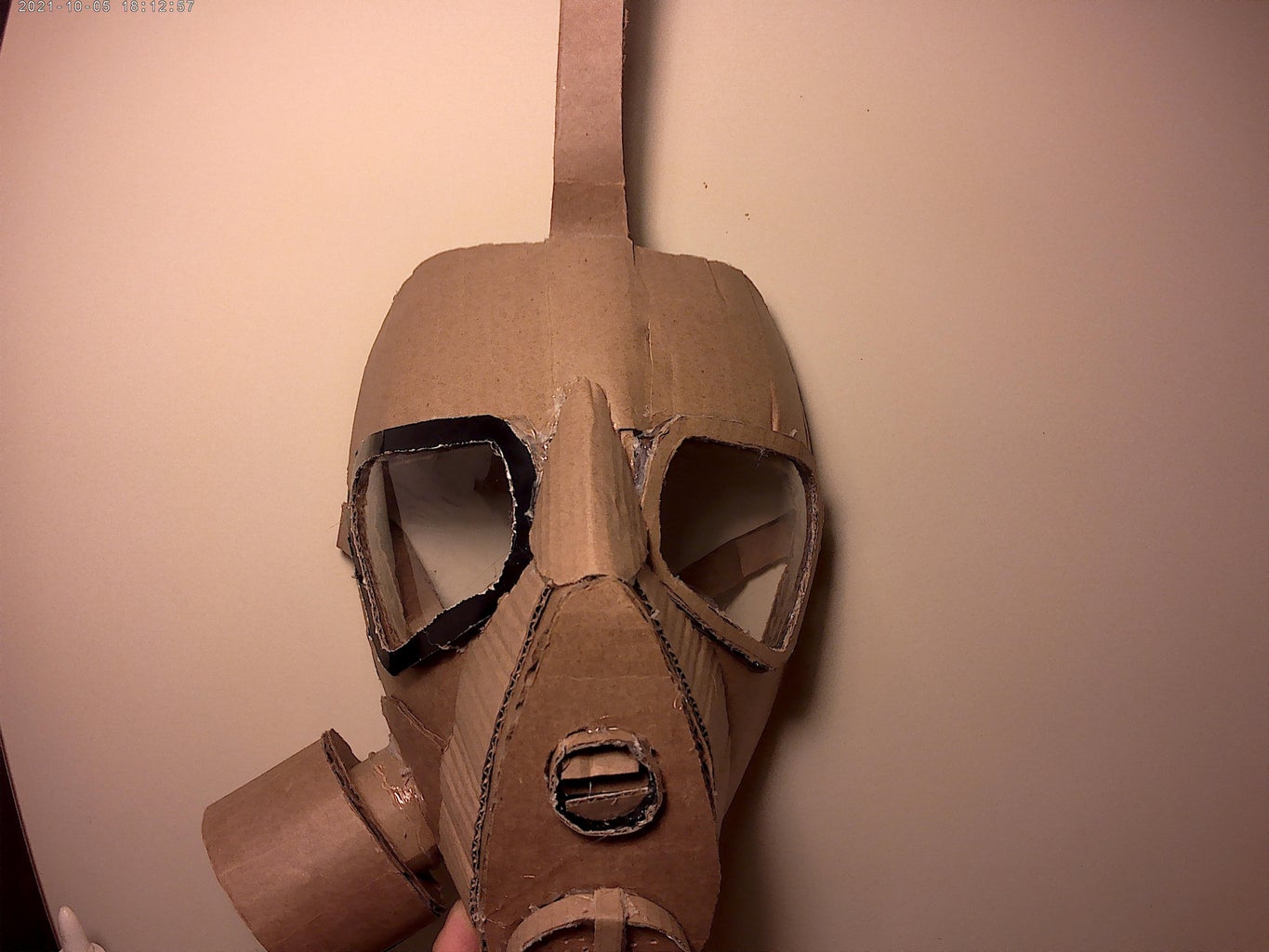Cardboard Gas Mask 7 Steps (with Pictures) Instructables