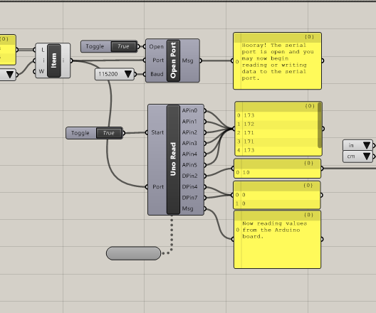 Reading Ultrasonic Sensor Data to FireFly