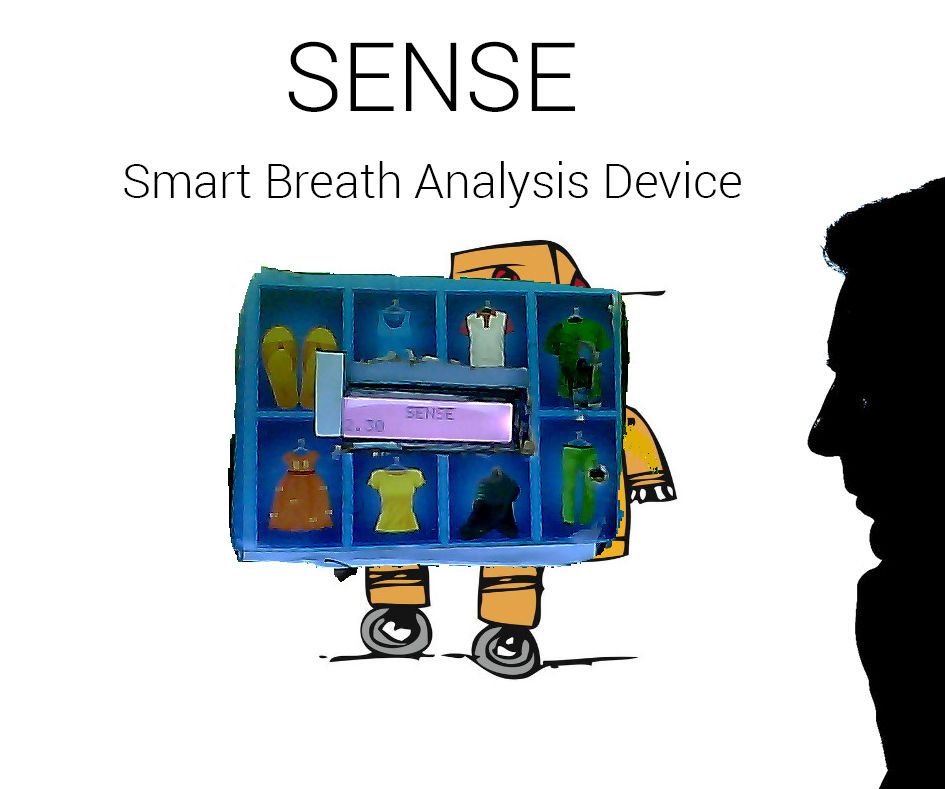 SENSE : Smart Breath Analysis Device ( a Smart Breathalyzer )