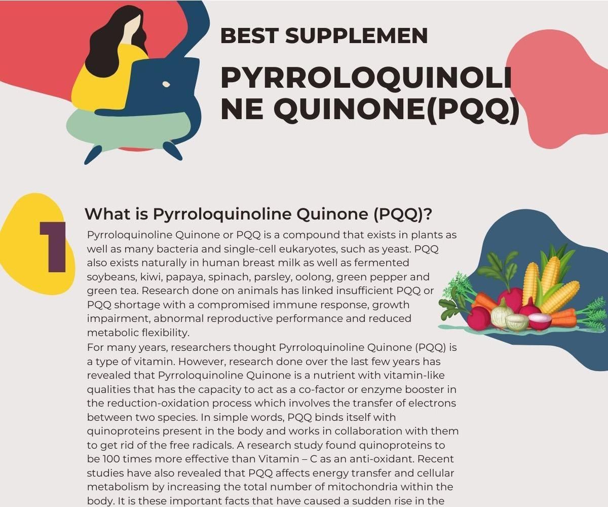 Top 5 Benefits of Taking Pyrroloquinoline Quinone (PQQ)